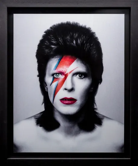 Aladdin Sane - Lenticular - Black Framed Aladdin Sane - Lenticular - Black Framed
