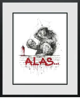 Alas - Black Framed