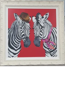 All You Need Is Love II - Original - Ornate White Framed
