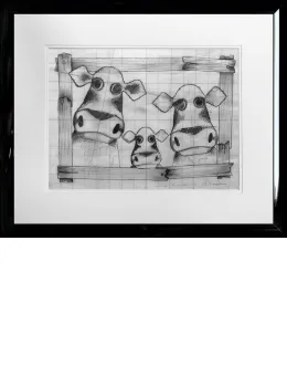 All You Need Is Love - Original Sketch - Black Framed