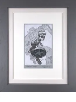 American Dream - Sketch - Grey Framed