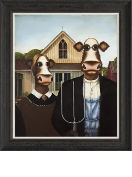Amoorican Gothic - Framed