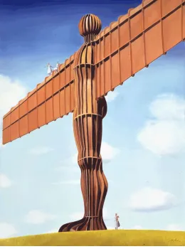 Angel Of The North - Canvas - With slip