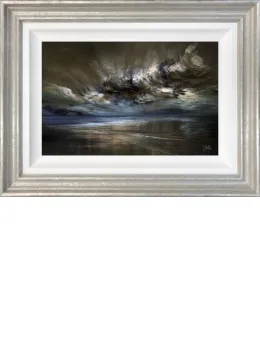 Aqua Breeze - Original - Silver Framed