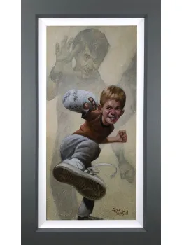 Armour Of Bob - Canvas - Grey Framed