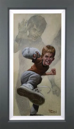 Armour Of Bob - Canvas - Grey Framed