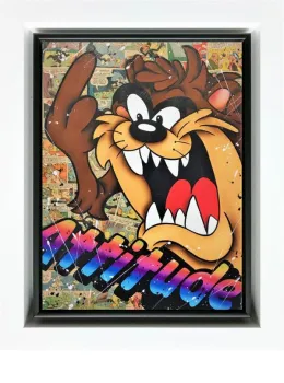 Attitude - Original - White Framed