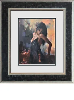 Aubergine Nights - Paper - Limited Edition - Black Framed
