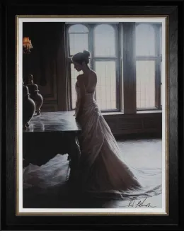 Autumn's Gentle Light - Black Framed