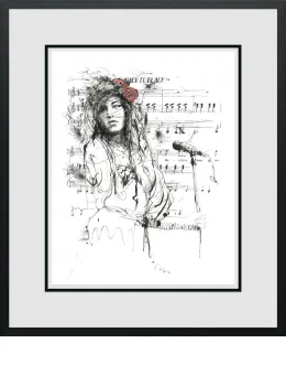 Back To Black - Standard - Black Framed