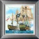 Battle Sheep - 3D High Gloss - Blue And Silver Framed