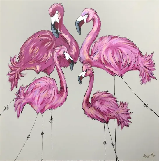 Be A Flamingo in a Flock of Pigeons