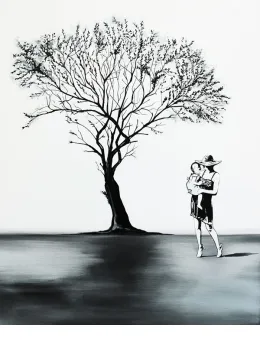 Mother And Daughter - Print