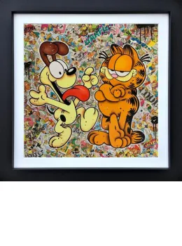 Best Friends - Original - Black Framed