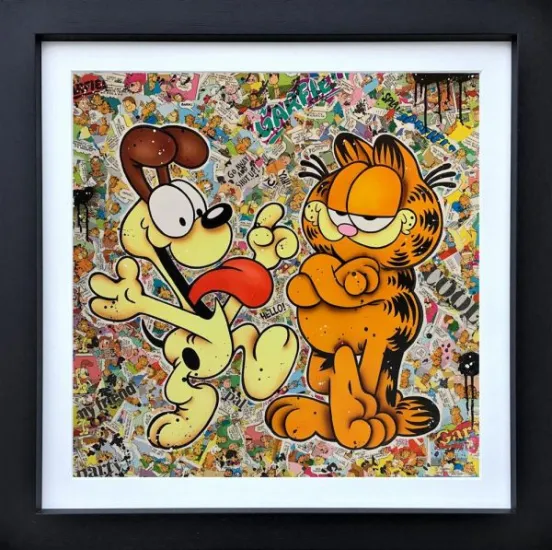 Best Friends - Original - Black Framed