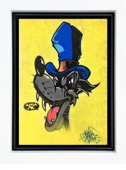 Big Bad Wolf - Original - Framed