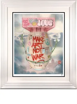 Art Bomb - White Framed