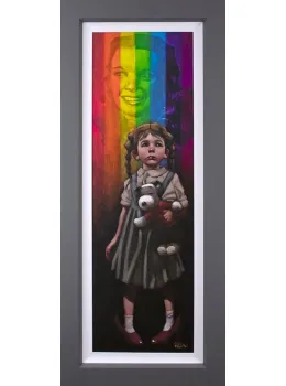 Birds Fly Over The Rainbow - Canvas - Framed