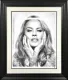 Kylie Minogue (Black & White) - Artist Proof Black Framed
