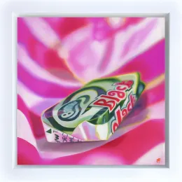 Black Jack - Canvas - White Framed