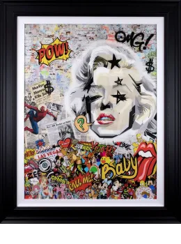 Blonde Bombshell - Resin Deluxe - Framed