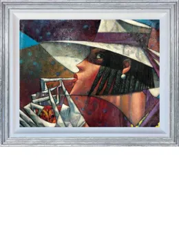 Blueberry Mash - Original - Silver Framed