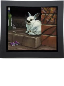 Bouncer - Framed Box Canvas