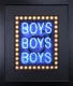 Boys Boys Boys (Blue) - Black Framed