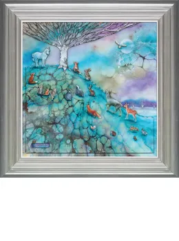 Breath Of The Wild - Silver-Blue Framed