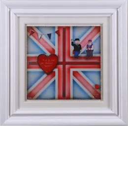 Britannia - Mr Benn - White Framed