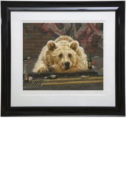 Brown And Out - Paper - Framed