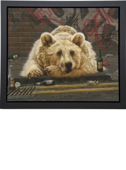 Brown And Out - Super Deluxe - Framed Box Canvas