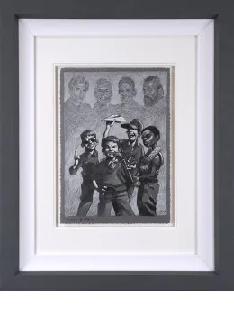 The B-Team - Sketch - Framed