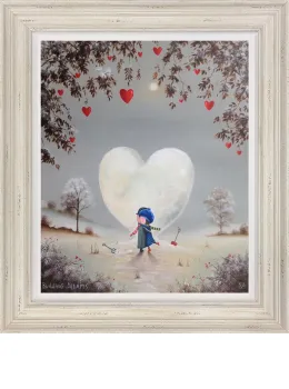 Building Dreams - White Framed