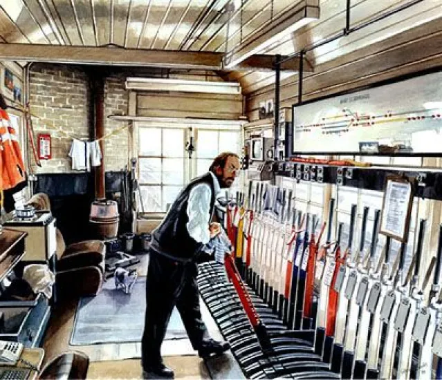 Bury St. Edmunds Yard Signal Box - Print Bury St. Edmunds Yard Signal Box - Print