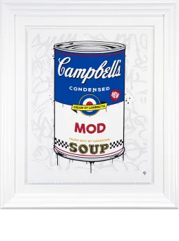 Campbell's MOD Soup - Artist Proof White Framed