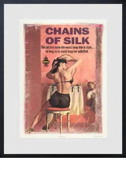 Chains Of Silk - Black Framed