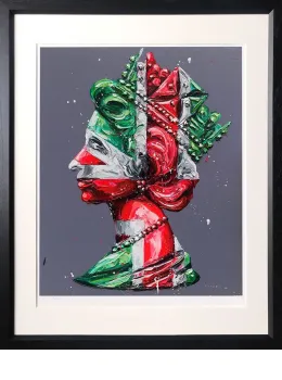 Christmas Queen - Artist Proof Black Framed