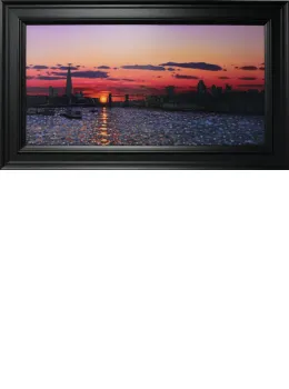 City Sundown - Black Framed