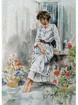 Colette - Gold Framed