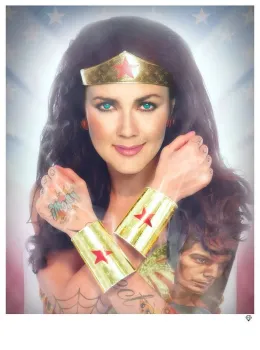 Wonder Woman (Colour) - Mounted