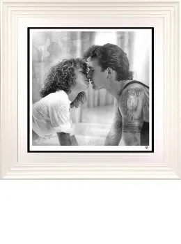 Come Here Loverboy (Black & White) - Artist Proof White Framed