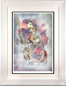 Cool Britannia - White Framed
