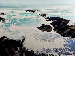 Cornwall Rocks - Canvas - Box Canvas