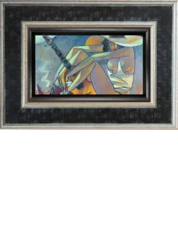 Country Song - Original - Black Framed