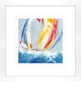 Courage - White Framed