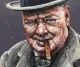 Courage Is A Decision (Churchill) - Mounted