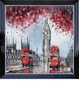 Crossing The Thames - Limited Edition - Black Framed
