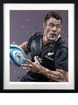 Dan Carter - Artist Proof - Black Framed