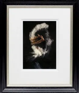 Dance Burst II - Black Framed - Mounted